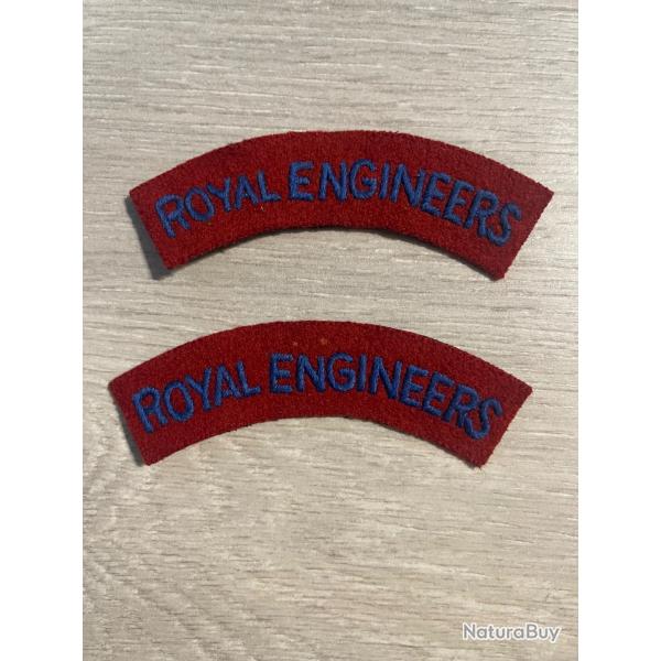 une paire de bananes anglaises ROYAL ENGiNNERS ww2