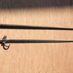 Ba&iuml;onnette Lebel mod&egrave;le &agrave; soie longue