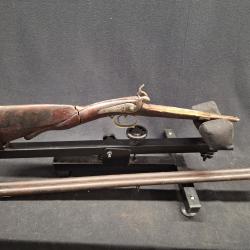 Fusil juxtapos&eacute; &agrave; percussion, Cal. 16 - 1� sans prix de r&eacute;serve !!