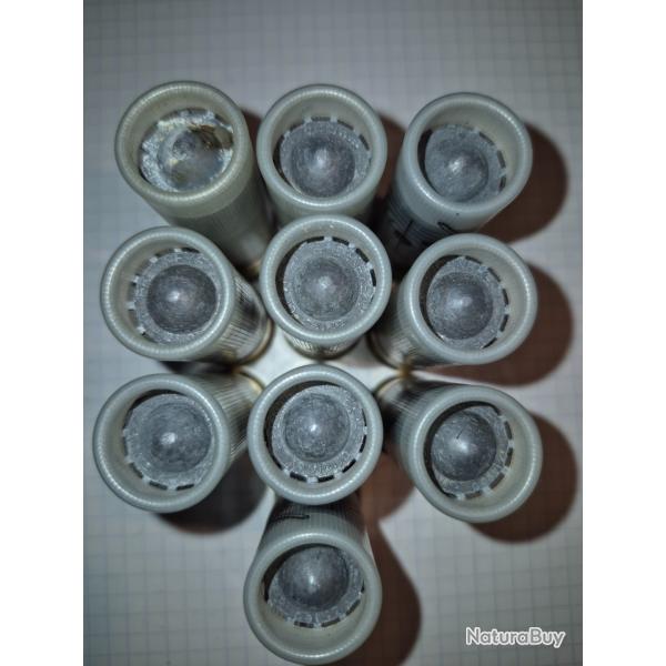 10 Cartouches d armurier 12 x 70 a balle brenneke