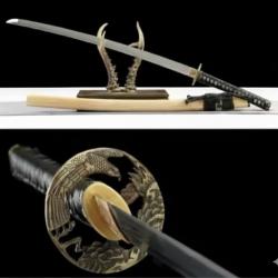 Katana Aigle - Acier T10Solide � Brut � Tranchant rasoir