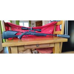 Pack Carabine Bergara Thumbhole avec lunette et mod&eacute;rateur de son