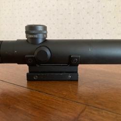 Lunette de carabine 4 x avec montage pour rail de 11 mm