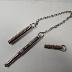 sifflet ultra son ELLESS & tube adresse identification pour collier chien chat