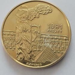 MEDAILLE VICTOIRE DE SAMOTHRACE EUROPA 1991  - PROJET