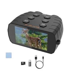 Jumelles Vision Nocturne GTGUARD N6 1080P IR 300 m Zoom Num&eacute;rique 5X USB-C Rechargeable Carte 128 Go