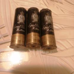 3 DOUILLES CARTONS PERCUT&Eacute;ES SPEED RECORD HOLLAND DE CALIBRE 12