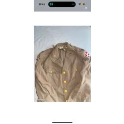 Vareuse US WW2 Lieutenant Colonel 8th army