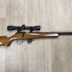 Carabine &agrave; verrou KRICO Mod. 300 - Cal .22 LR + Lunette neuve 4x32 (Occasion)