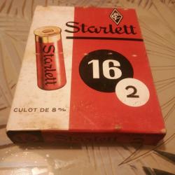 UNE BO&Icirc;TE DE CARTOUCHE STARLETT CALIBRE 16 PLOMB N &deg;2