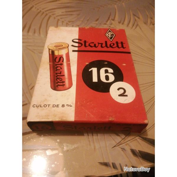 UNE BO�TE DE CARTOUCHE STARLETT CALIBRE 16 PLOMB N �2