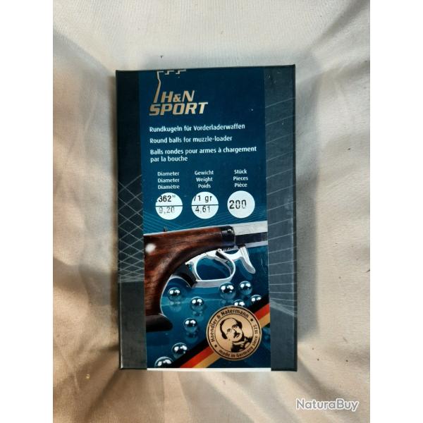Boite de 200 balles H&N 362"