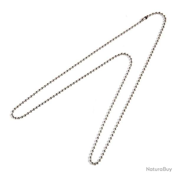 Chaine longue pour plaque militaire / dog tag