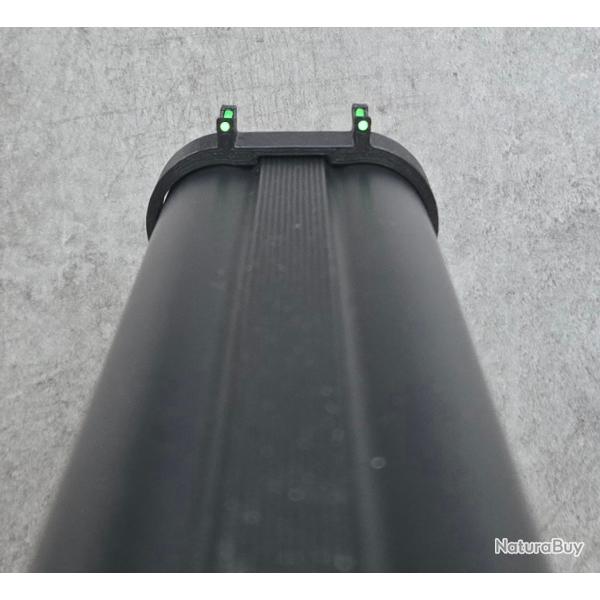 Double Guidon Fibre Optique Vert Fluo pour Umarex T4E HDS 68 & TS 68 HDS68 &TS68