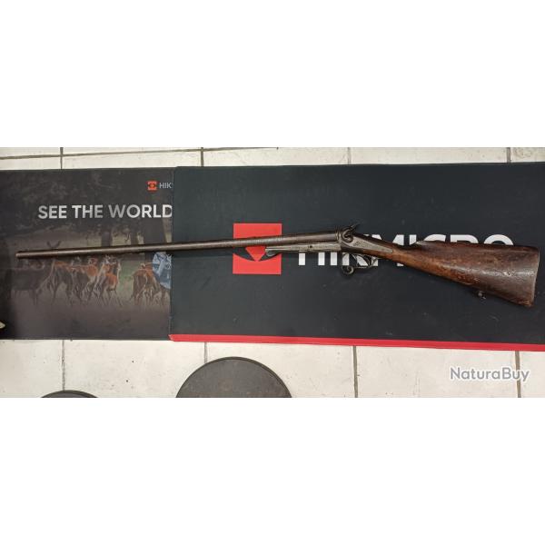 Fusil � broche transform� percussion Artisan Belge calibre 16 � 1� sans prix de r�serve !!!