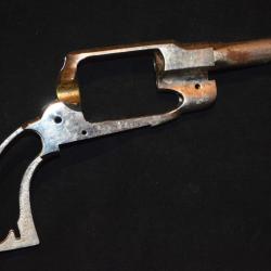 REPLIQUE REVOLVER REMINGTON 1858 CALIBRE 36 NAVY POUDRE NOIRE INCOMPLET-ARME WESTERN-OLD WEST