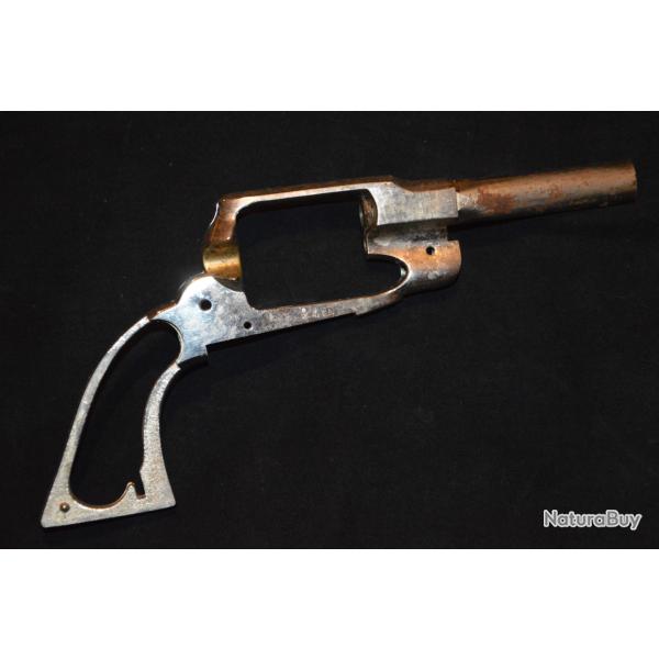 REPLIQUE REVOLVER REMINGTON 1858 CALIBRE 36 NAVY POUDRE NOIRE INCOMPLET-ARME WESTERN-OLD WEST