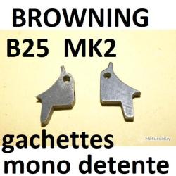 paire g&acirc;chettes percussion BROWNING B25 MONO DETENTE MK2 n&deg;67 et 68 B 25 -  (D9C139)
