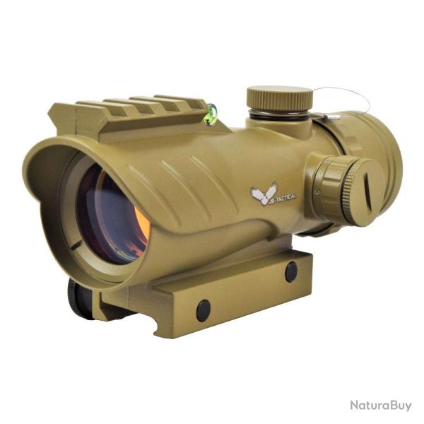 Point Rouge ACOG 30mm w/ Niveau Bulle (JS Tactical) D�sert