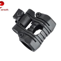 Support Lampe Hexa Ajustable (Element) Noir