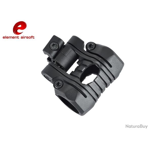 Support Lampe Hexa Ajustable (Element) Noir