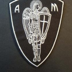 Patch archange saint michel thermocollant livraison gratuite lettre verte