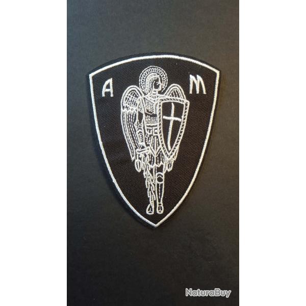 Patch archange saint michel thermocollant livraison gratuite lettre verte