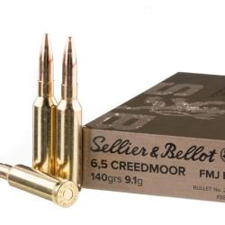 200 Munitions 6.5 Creedmoor Sellier & Bellot FMJ BT 140gr 