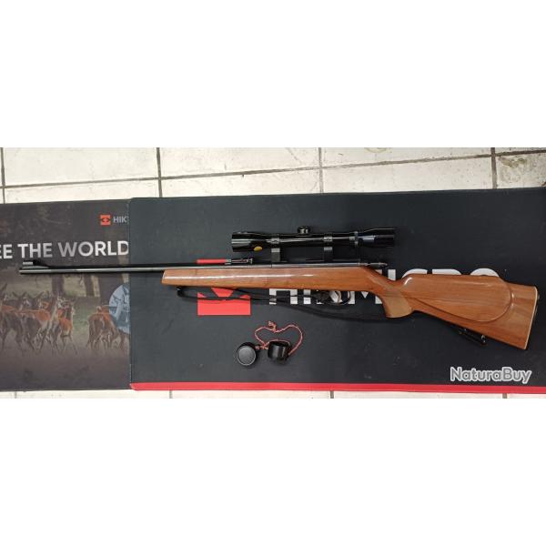 Carabine Monocoup Anschutz 22 lr avec lunette Hakko 4x32 � 1 � sans prix de r�serve !!!