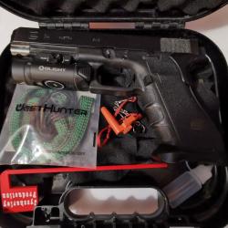 Occasion a saisir ! Vends glock 34 Gen 3, enti&egrave;rement remis &agrave; Neuf ! 2 Chargeurs et &eacute;quipements