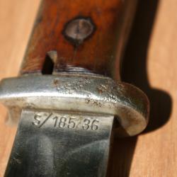 Baionnette Mauser 98K S/244.G