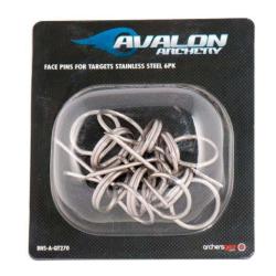 Lot de 6 clous pour cible Avalon en acier inoxydable