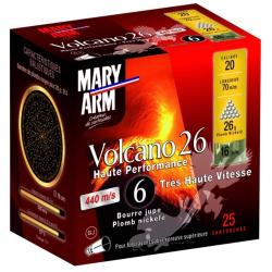 10 boite de Cartouches Mary Arm Volcano 26 gr Cal 20 6 20/70