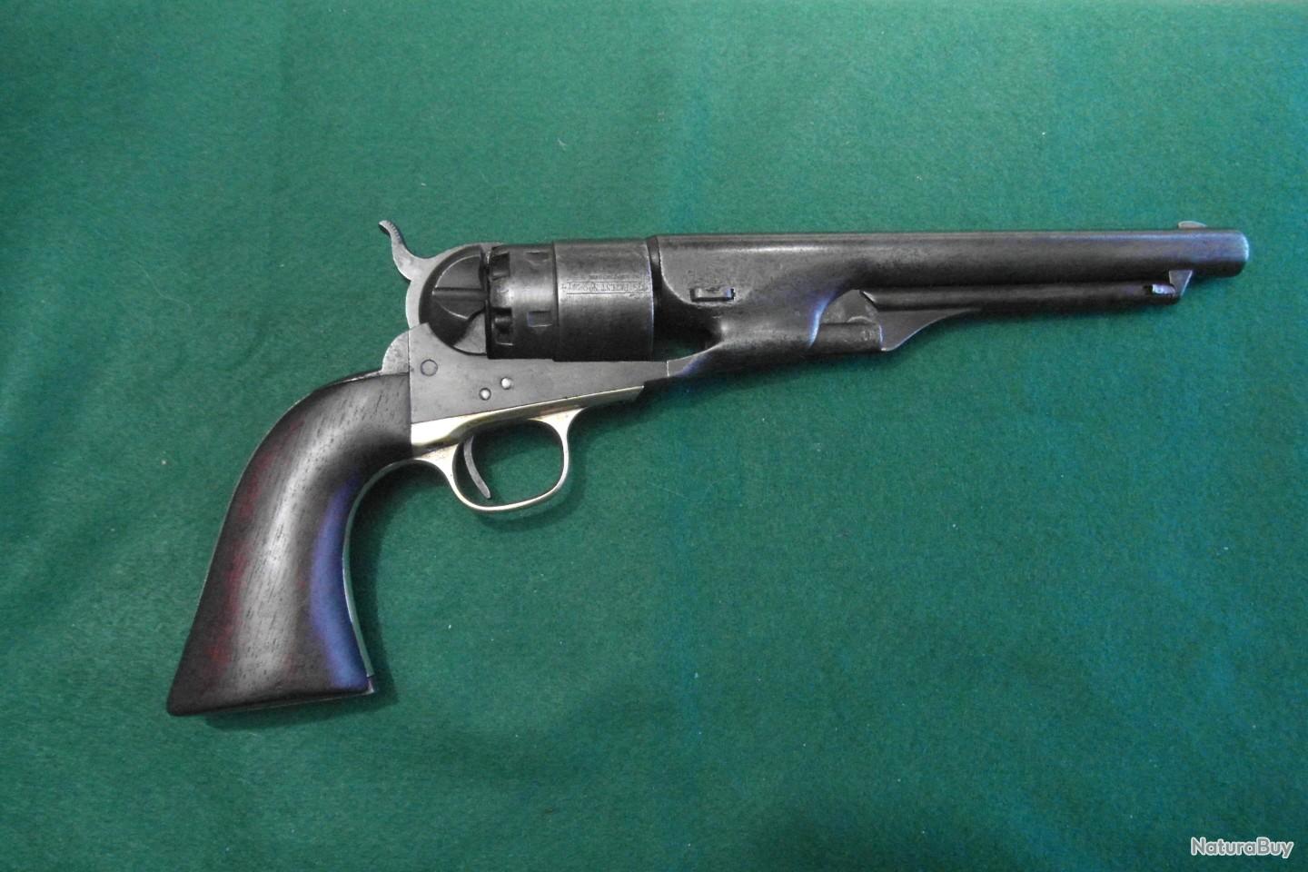 Bon COLT modèle army 1860 fabriqué en 1864 - Revolvers à poudre noire ...