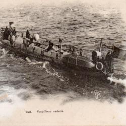 Carte Postale Ancienne - Torpilleur Vedette -N&deg;7284