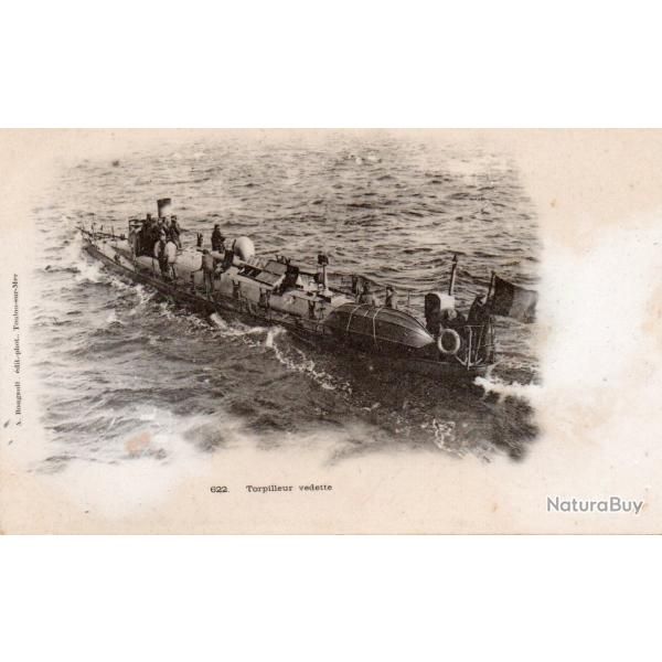 Carte Postale Ancienne - Torpilleur Vedette -N�7284
