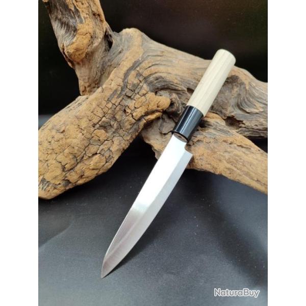 COUTEAU DE CUISINE JAPONAIS SEKIRYU LAME 12CM BOIS MADE IN JAPAN