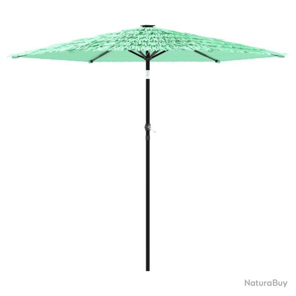 Parasol de jardin avec m�t en acier 268 x 268 x 226 cm protection UV m�canisme � manivelle style mo