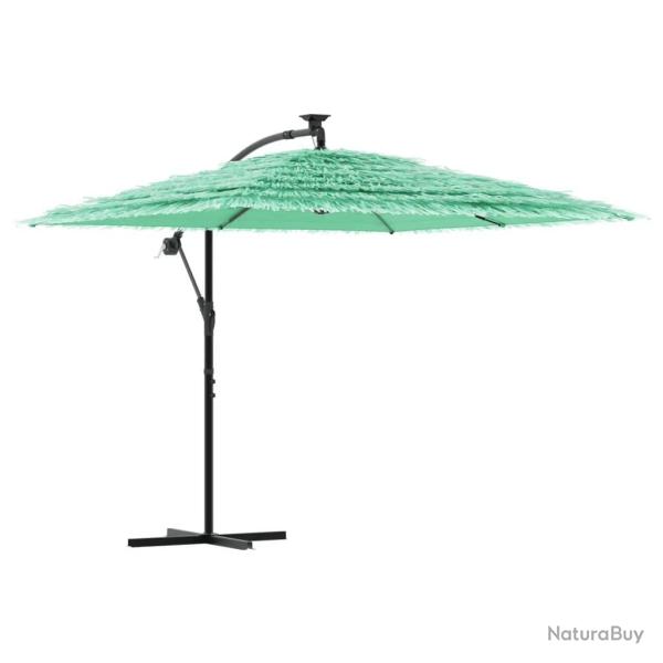 Parasol de jardin carr� pliable avec m�t en acier 246 x 246 x 230 cm protection UV style contempora