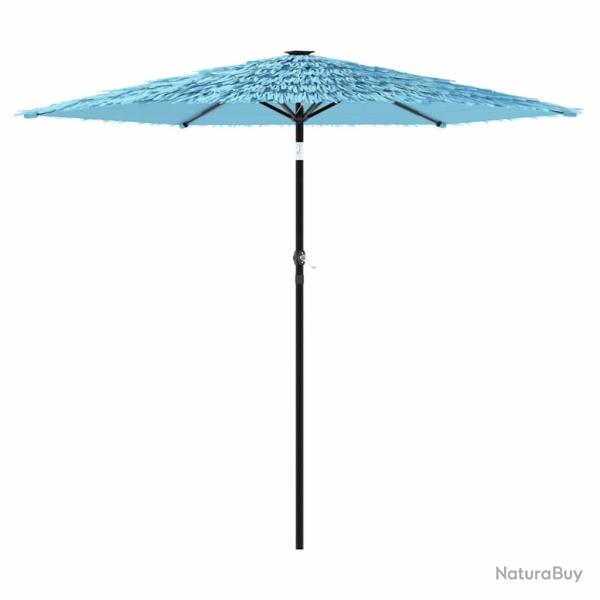 Parasol de jardin design carr� avec protection solaire 268 x 268 x 226 cm en polyester bleu 02_0056
