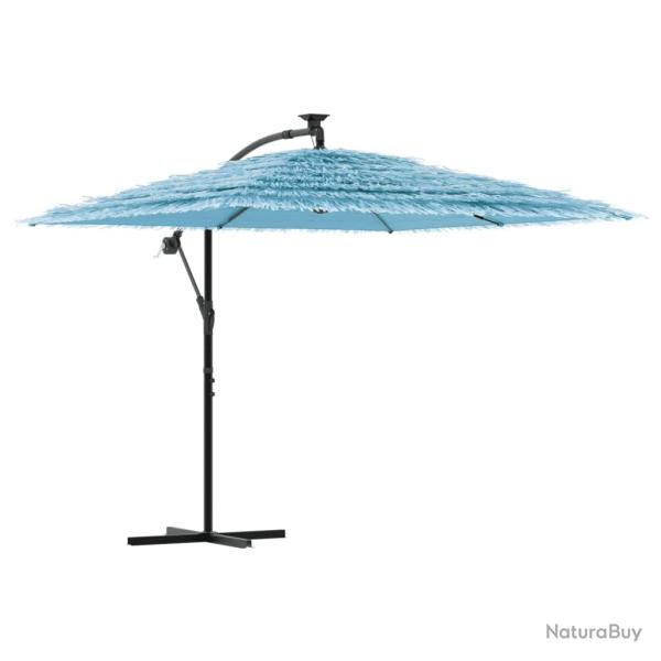 Parasol carr� de jardin avec m�t en acier 246 x 246 x 230 cm protection UV design ext�rieur en poly