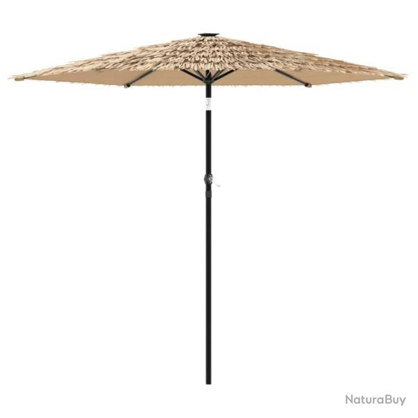 Parasol de jardin avec m�t en acier 223 x 223 x 213 cm protection solaire et pluie style contempora