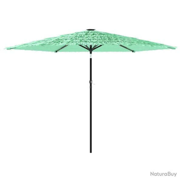 Parasol de jardin carr� avec m�t en acier 288 x 288 x 225 cm protection solaire et pluie design con