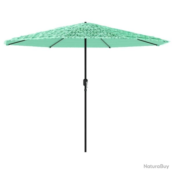 Parasol de jardin en acier 324 x 324 x 247 cm protection contre les UV m�canisme � manivelle style