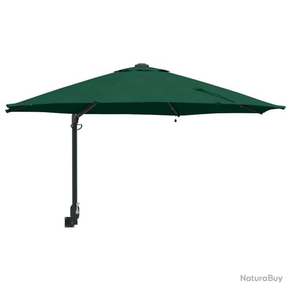 Parasol de jardin inclinable moderne ext�rieur 248 x 248 x 148 cm en polyester vert 02_0058643