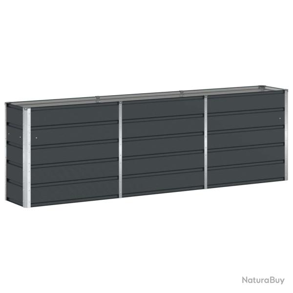 Jardini�re design moderne polyvalente 160 x 40 x 75 cm en acier anthracite 02_0059222