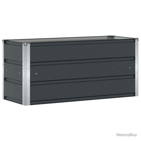 Jardini�re moderne esth�tique int�rieure ext�rieure 100 x 40 x 45 cm en acier anthracite 02_0059218