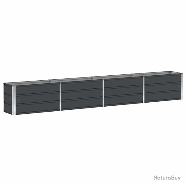 Jardini�re design moderne polyvalente 320 x 40 x 45 cm en acier anthracite 02_0059223
