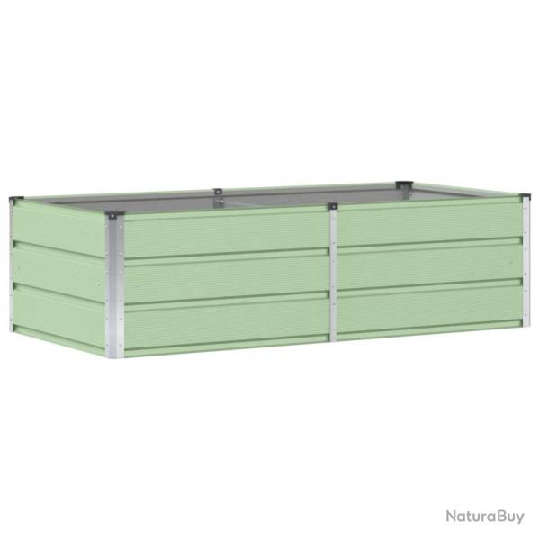 Jardini�re moderne polyvalente int�rieure ext�rieure 160 x 80 x 45 cm style industriel en acier ver