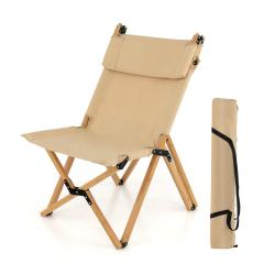 Chaise de camping pliante 80/83 x 52 x 86/100 cm avec dossier ajustable et sac de transport style n